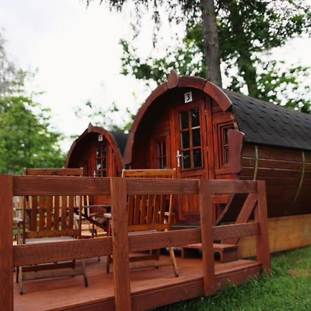 Campingplatz Koberbachtalsperre - Campingfass Mieten Langenbernsdorf Εξωτερικό φωτογραφία