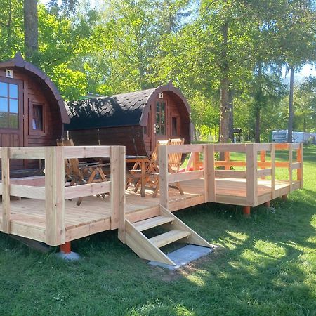 Campingplatz Koberbachtalsperre - Campingfass Mieten Langenbernsdorf Εξωτερικό φωτογραφία
