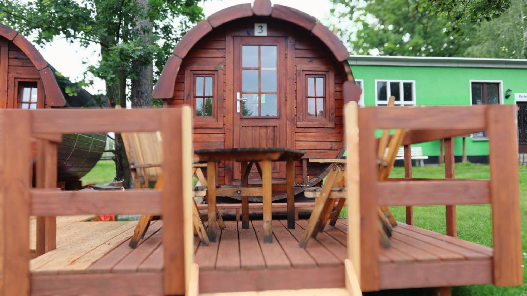 Campingplatz Koberbachtalsperre - Campingfass Mieten Langenbernsdorf Εξωτερικό φωτογραφία