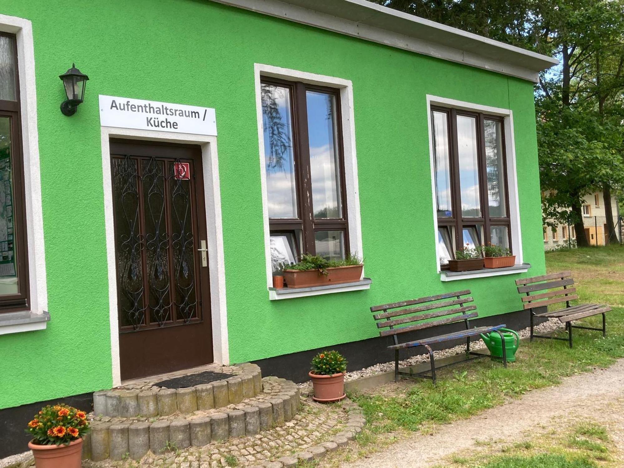 Campingplatz Koberbachtalsperre - Campingfass Mieten Langenbernsdorf Εξωτερικό φωτογραφία